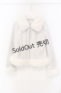 axes femme / ファースエードコート M グレー O-25-11-18-004-AX-CO-OW-OS