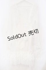 Chalmiere / ドットチュールガウン M シロ O-25-11-18-031-LO-OP-OW-OS