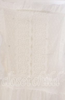 画像2: Chalmiere / ドットチュールガウン M シロ O-25-11-18-031-LO-OP-OW-OS