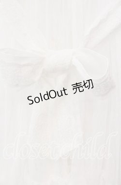 画像3: Chalmiere / ドットチュールガウン M シロ O-25-11-18-031-LO-OP-OW-OS