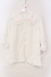 Alice Mashiro / うさ耳ブラウス L シロ O-25-11-18-032-LO-BL-OW-ZT332