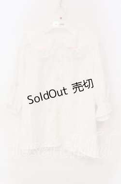 画像1: 【SALE】Alice Mashiro / うさ耳ブラウス L シロ O-25-11-18-032-LO-BL-OW-ZT332