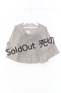 axes femme POETIQUE / レース重ねリボンタイ付ケープ M ブラウン O-25-11-18-033-AX-JA-OW-OS