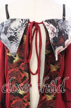 画像2: Qutie Frash / オフショルカーデ  レッド O-25-11-18-038-QU-TO-IG-OS