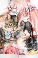 画像3: Juliette et Justine / Chat Tricolore（シャ トリコロール）ジャンパースカート 1 ピンク O-25-11-18-040-CL-OP-IG-OS (3)