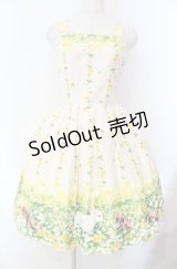 Innocent World / 土田穣うさぎとりすジャンパースカート  アイボリー O-25-11-18-041-IW-OP-IG-OS