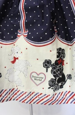 画像3: Innocent World / フレンチプードルジャストウエストジャンパースカート Ｍ ネイビー O-25-11-18-042-IW-OP-IG-OS