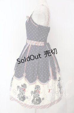 画像4: Innocent World / フレンチプードルジャストウエストジャンパースカート Ｍ ネイビー O-25-11-18-042-IW-OP-IG-OS