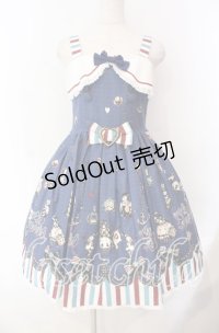 ALICE and the PIRATES / アリスのワンダーマリントレジャー柄ジャンパースカート  ネイビー O-25-11-18-044-PA-OP-IG-OS