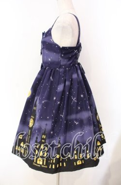 画像4: Innocent World / 月夜のお散歩ハイウエストジャンパースカート Ｍ ネイビー O-25-11-18-045-IW-OP-IG-OS