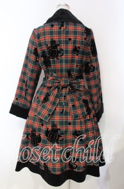 画像4: Innocent World / タータンチェックフレデリックコートワンピース  グリーン O-25-11-18-046-IW-OP-IG-OS