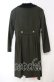 画像3: Belette / 別珍切り替えロングコート  グリーン×ブラック O-25-11-18-047-LO-OP-IG-OS (3)
