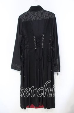 画像3: Qutie Frash / 刺繍ロングジャケット  ブラック×レッド O-25-11-18-051-QU-JA-OW-OS