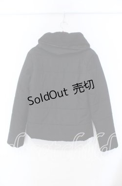 画像3: axes femme / ショート中綿コート M クロ O-25-11-18-006-AX-CO-OW-OS