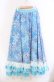 画像3: Qutie Frash / 和柄ロングスカート  ライトブルー O-25-11-18-063-QU-SK-OW-OS (3)