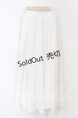 画像3: Qutie Frash / 和柄プリーツロングスカート  ホワイト O-25-11-18-065-QU-SK-OW-OS