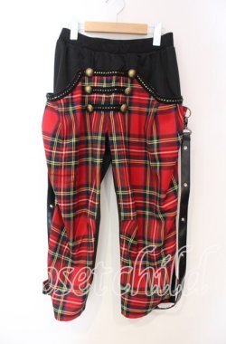 画像1: Qutie Frash / 8部丈パンツ  レッド O-25-11-18-066-QU-PA-OW-OS