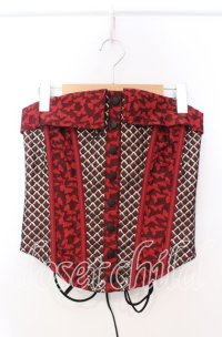 Qutie Frash / オーバーバストコルセット  レッド O-25-11-18-068-QU-TO-IG-OS