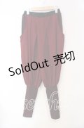 Qutie Frash / サルエルパンツ  レッド O-25-11-18-069-QU-PA-IG-ZY