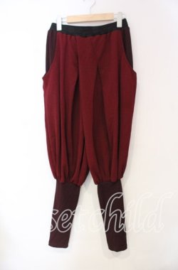 画像1: Qutie Frash / サルエルパンツ  レッド O-25-11-18-069-QU-PA-IG-OS