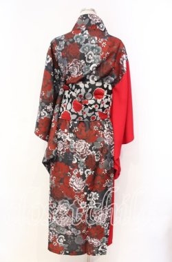 画像4: Qutie Frash / 2025 浴衣3点SET  レッド O-25-11-18-071-QU-OP-OW-OS