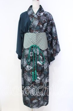 画像1: Qutie Frash / 2025 浴衣3点SET  グリーン O-25-11-18-072-QU-OP-OW-OS