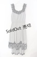 axes femme / ローズリボンチェックワンピース F クロ O-25-11-18-009-AX-OP-OW-OS