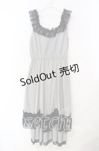 axes femme / ローズリボンチェックワンピース F クロ O-25-11-18-009-AX-OP-OW-OS