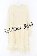 Jane Marple / Dobby cloth colette dress ドレス Ｍ イエロー O-25-11-18-079-JM-OP-IG-OS
