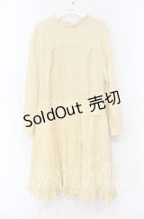 Jane Marple / Dobby cloth colette dress ドレス Ｍ イエロー O-25-11-18-079-JM-OP-IG-OS