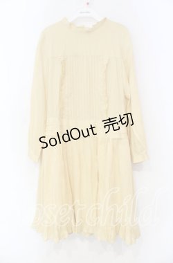 画像1: Jane Marple / Dobby cloth colette dress ドレス Ｍ イエロー O-25-11-18-079-JM-OP-IG-OS