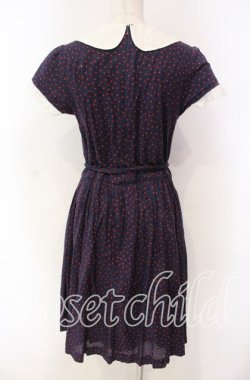 画像4: Jane Marple / ランダムドットのステラワンピース Ｍ ネイビー O-25-11-18-082-JM-OP-IG-OS