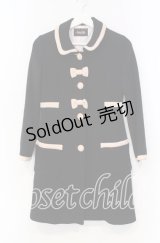 MILK / Dollyコート  クロ×ピンク O-25-11-18-083-ML-CO-IG-OS