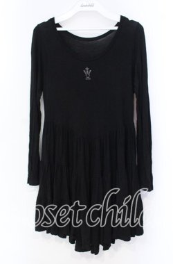 画像1: MIHO MATSUDA / ティアードプル  ブラック O-25-11-18-090-GO-OP-IG-OS