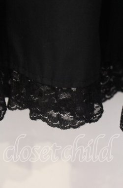 画像3: MIHO MATSUDA / ダブルボタンパフスリーブワンピース  ブラック O-25-11-18-091-GO-OP-IG-OS