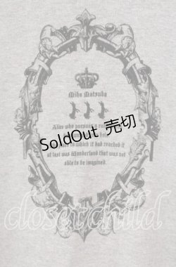 画像2: MIHO MATSUDA / フロッキーカットソー  グレー O-25-11-18-095-GO-TO-IG-OS