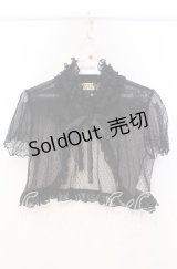 GRAMM / ドットチュールボレロ  ブラック O-25-11-18-098-HN-TO-IG-OS