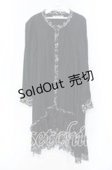 GRAMM / ヨークタックノーカラーワンピース  ブラック O-25-11-18-100-HN-OP-IG-OS