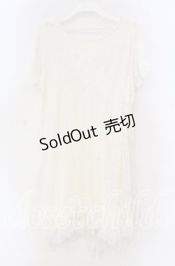 画像3: GRAMM / ドールプリント半袖ワンピース  アイボリー O-25-11-18-101-HN-OP-IG-OS