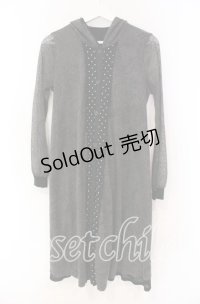 GRAMM / ロングフードカーディガン  グレー O-25-11-18-102-HN-TO-IG-OS