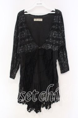 画像1: GRAMM / フィッシュテールボレロ  ブラック O-25-11-18-103-HN-TO-IG-OS