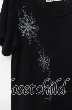 画像2: GRAMM / アシンメトリーTシャツ  ブラック O-25-11-18-104-HN-TO-IG-OS