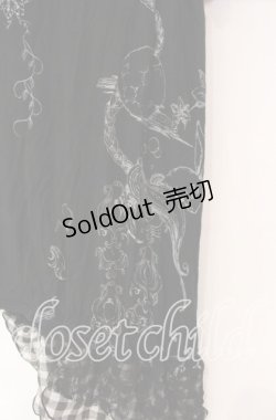 画像3: GRAMM / アシンメトリーTシャツ  ブラック O-25-11-18-104-HN-TO-IG-OS