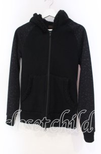 JURY BLACK / 裏起毛切り替えパーカー 2 ブラック O-25-11-18-108-GL-TO-YM-ZT1211F