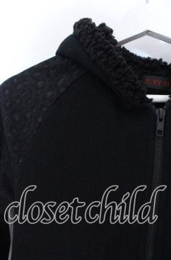 画像2: JURY BLACK / 裏起毛切り替えパーカー 2 ブラック O-25-11-18-108-GL-TO-YM-OS