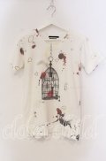 JURY BLACK / バードケージTシャツ 1 オフホワイト O-25-11-18-109-GL-TS-YM-OS