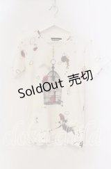 JURY BLACK / バードケージTシャツ 1 オフホワイト O-25-11-18-109-GL-TS-YM-OS