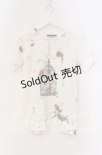 JURY BLACK / バードケージTシャツ 1 オフホワイト O-25-11-18-109-GL-TS-YM-OS