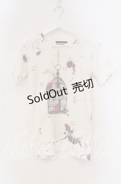 画像1: JURY BLACK / バードケージTシャツ 1 オフホワイト O-25-11-18-109-GL-TS-YM-OS