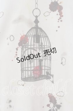 画像2: JURY BLACK / バードケージTシャツ 1 オフホワイト O-25-11-18-109-GL-TS-YM-OS